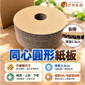 同心圓形紙板｜瓦楞紙板 客製化紙板 DIY紙板 隔板 包裝紙板 紙箱｜杰特紙箱｜