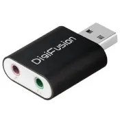 【伽利略】USB2.0 鋁殼音效卡 黑(USB51B)