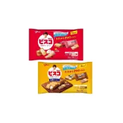 (店+)【Glico 格力高】+爆買日本+ 固力果 乳酸菌綜合餅乾 必思可 奶油&草莓 雙味餅乾 奶油餅乾 乳酸菌餅乾 夾心餅乾