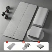 (店+)輕便折疊防滑TPE瑜珈墊 183x61cm/厚6-8mm (折疊瑜珈墊 運動墊 健身墊 辦公室午休 學生宿舍)