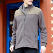 【RATOPS瑞多仕】男款 Thermolite 推毛防潑水外套 DH6073暗褐色/ 防潑水保暖透氣中層衣/野雁戶外