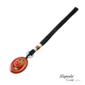大東山珠寶 luperla 大東山珠寶 納財好運 紅玉髓玫瑰珊瑚 玉珮掛飾