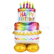 鋁箔氣球 五角星鋁膜氣球 站立氣球 充空氣站立氣球 生日派對裝飾 生日佈置 氣球佈置 派對氣球 場景佈置 裝飾氣球