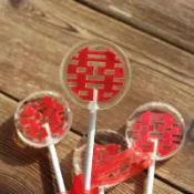 💖囍字糯米紙 可以吃的紙 可食用糯米紙 DIY星空棒棒糖 蛋糕裝飾