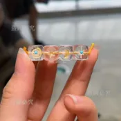 免運 水晶散珠 白水晶散珠 手工飾品配件 DIY 串珠 日月星辰配件 手鍊項鍊隔珠 飾品材料 生日禮物 手作飾品配件