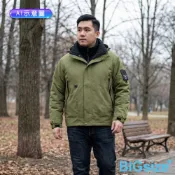 現貨-大尺碼- 三合一 衝鋒衣 可拆開 二件式 外套 -黑/軍綠-0206617