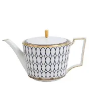 【WEDGWOOD】文藝復興金茶壺1000ml(官方直營)