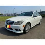 自售～賓士Benz 2008 出廠C300天窗白/3.0cc原廠無吸煙無改裝，ㄧ手女用車，優質車牌5518可以延續喔：）