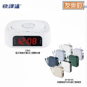 【Abee 快譯通】 CD62藍牙無線充電立體聲音+GP-W10S 勁量無線充多功能行動電源 10000mAh