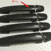 適用03-13年 ALTIS 碳纖紋門把手仿碳纖維 外拉手防護貼   9代 9.5 10 10.5代 卡夢紋 手拉門把