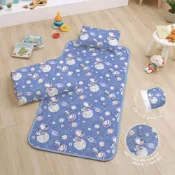 (店+)【爽眠工房】幼兒園🥰兒童三件式睡墊組 SNOOPY-宇宙漫步 枕頭 涼被 正版授權 台灣製