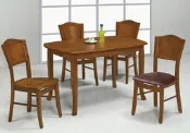 22L【新北蘆洲~嘉利傢俱】小法式柚木4.2尺餐桌-編號 (L330-5) 【雙北市免運費】