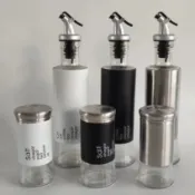✨廚房好物✨自動開合油瓶 500ml 油壺 廚房調味瓶 調味瓶 醬油瓶 醬油罐 玻璃油壺 玻璃油瓶 油醋瓶 玻璃油壶 