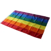 【批發團購王】【彩虹旗】90*150cm 3*5ft同性戀彩虹旗4號LGBT驕傲旗旗幟Rainbow Flag
