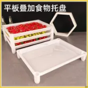 臺出 收納餃子架冷凍餃子盒 托盤餛飩水餃日用 薄皮可疊加托盤抄手盒商用 餃子收納盒 冷凍專用托盤 薄皮水餃專用 商用抄手