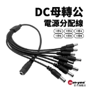 全銅DC電源分配線｜母轉公1分2/3/4/5/6/8多頭電源線｜SY-722｜監控電源延長線