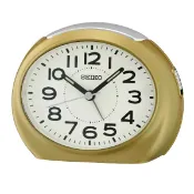 大高雄鐘錶城 seiko SK037 精工鐘 (QHE193G) 嗶嗶聲貪睡鬧鐘(金)/8.8*11.2cm｜樂天領券現折★全館特惠中★指定刷卡回饋10%