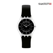 Swatch BLACK CLASSINESS 超薄手錶/男錶/女錶/瑞士製造 SS08K103 (34mm)
