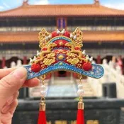 南京文創夫子廟狀元帽金屬冰箱貼中高考考生伴手禮城市旅遊紀念品