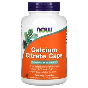 【iHerb】NOW Foods, 檸檬酸鈣膠囊，240 粒素食膠囊