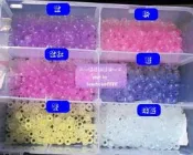 *~美眉俱樂部~*rainbow彩虹彩色橡皮筋 編織loom紫外線UV變色珠