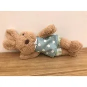 可愛動物 -joy rabbit歡樂兔、點點衣款繽紛兔、安撫大兔子（7英吋-高30 cm）可愛娃娃