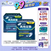 【TENA添寧】男用防漏尿墊（Lv.1 一般型/ Lv.2 量多型）防漏尿用護墊｜維達官方旗艦店