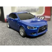 全新盒裝 原廠 1/43 三菱 MITSUBISHI LANCER io 絕版藍色款 模型車 經典鯊魚頭