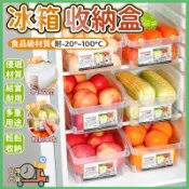免運⚡台灣出貨⚡冰箱收納盒 蔬菜收納盒 透明收納盒 冰箱整理盒 冷凍保鲜盒 廚房整理盒 斜口收納盒 抽屜置物盒 分類盒