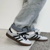 ADIDAS HANDBALL SPEZIAL 亮銀 翻鞋舌 大鞋舌 焦糖底 JS0599【彼得潘】