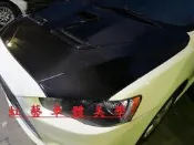 《虹藝車體美學》三菱 LANCER FORTIS 鯊魚頭  EVO X 開孔 卡夢 引擎蓋 碳纖維