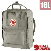 【Fjallraven 小狐狸】經典後背包 16L Kanken Classic 書包 A4文件包 霧灰 23510