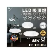 (店+)【HappyBright 樂亮】防水認證IP55【台灣品牌-樂亮】吸頂燈 國家認證 16W 30W  蛋糕型 吸頂燈 走道燈
