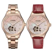 【CITIZEN 星辰】LADYS Hebe田馥甄廣告款 限量櫻花機械錶/34mm(PC1017-61Y)