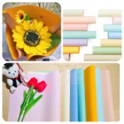 🎀37*45 cm 馬卡龍單色防水歐雅紙 花束包裝紙  純色紙 小花束包裝紙［sweet life生活小舖]