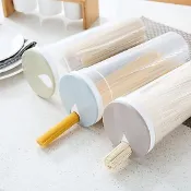 收納罐 置物 食品 麵條 五穀 雜糧 白米 保鮮 廚房 旋轉式加蓋儲物罐【N103】Color me