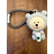 二手 一點點點髒 如圖  星巴克 STARBUCKS  Bearista小熊造型零錢包