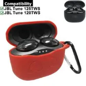 適用於傑寶JBL Tune 120TWS 125TWS 120 125 True無線耳機矽膠耳機殼收納整理包