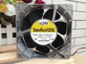 協貿國際日用品生活12館 三洋SANYO 9GL1224G101 12038 24V 0.5A 12cm耐高溫大風 散熱風扇