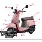 PGO正廠零件 JBUBU全車殼 JBUBU蜜桃舒芙蕾 纓絡粉 前土除 把手上蓋 左車身蓋 右車身蓋 把手下蓋 後扶手