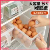 臺灣出貨🌟冰箱收納盒 4.8L透明帶蓋 保鮮盒 冷凍收納 食品分裝盒 蔬菜餃子雞蛋整理 廚房儲物盒 多入裝