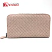 【DOKODEMO】BOTTEGA VENETA Intrecciato 圓形拉鍊長錢包