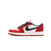 Air Jordan 1 Low OG Chicago GS 2025 芝加哥公牛 黑紅白 女鞋 HQ6999-600