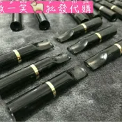 現貨 - 天然手工黑牦牛角 濾嘴 煙嘴 菸嘴 9mm濾芯專用白象/大班/丹尼