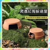 ★爬蟲新樂園★[台灣現貨]爬蟲紅陶躲避屋 天然紅陶 手工製作 透氣性佳 瘤尾守宮 守宮 蜘蛛 蠍子 蛇 蜥蜴