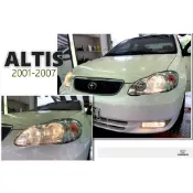 》傑暘國際車身部品《全新高品質TOYOTA ALTIS 01-03 04-07年原廠型 鹵素燈泡版本晶鑽大燈一顆1200