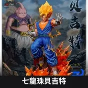 【貨比三家】 七龍珠 貝吉特 孫悟空 達爾 合體 GK 模型 公仔 雕像 暴龍社 發光