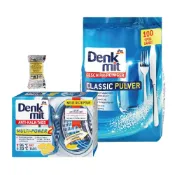(店+)德國DM Denkmit 洗衣機清潔錠 16gx60錠 單盒/洗碗機清潔粉1.5kg 單包