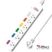 保護傘 3P延長線6切6座 1.8M (PU-3669)