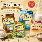 【江戶物語】KANRO 甘樂 超濃 黃金牛奶糖 原味/抹茶/咖啡/鹽味 硬糖 宇治抹茶 拿鐵 金牛奶糖 日本原裝進口